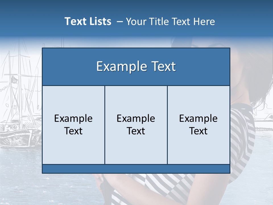 Yacht Lifestyle Sailor PowerPoint Template