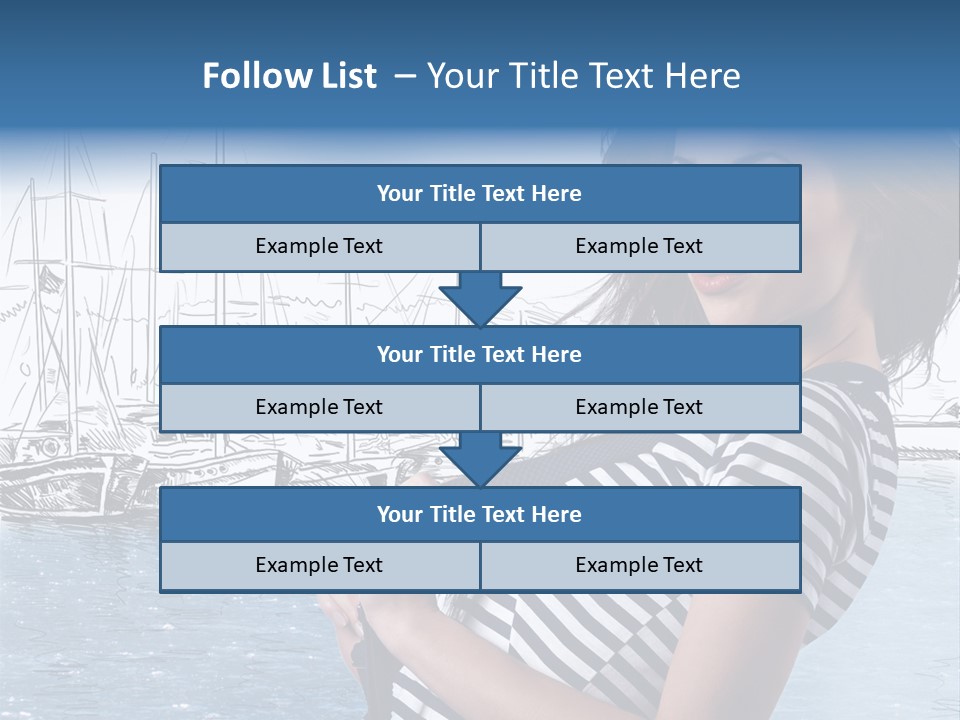 Yacht Lifestyle Sailor PowerPoint Template