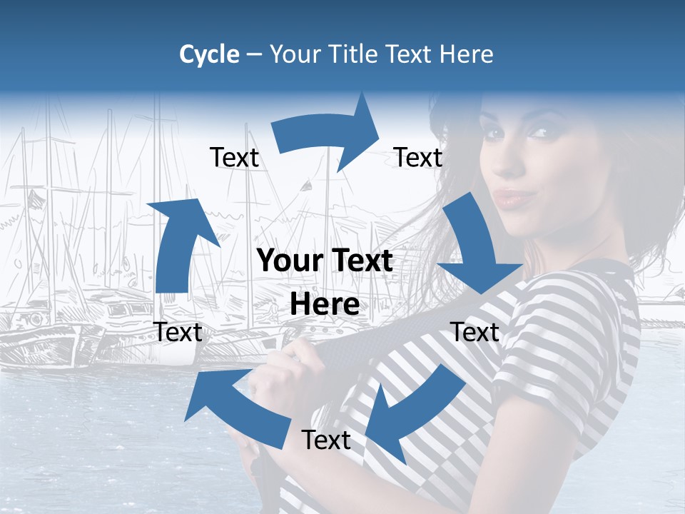 Yacht Lifestyle Sailor PowerPoint Template