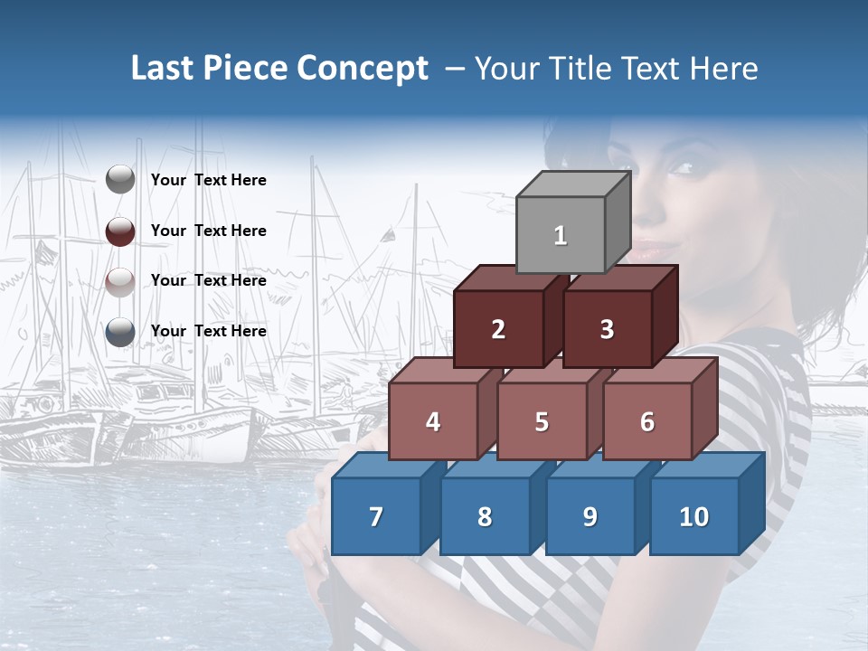 Yacht Lifestyle Sailor PowerPoint Template