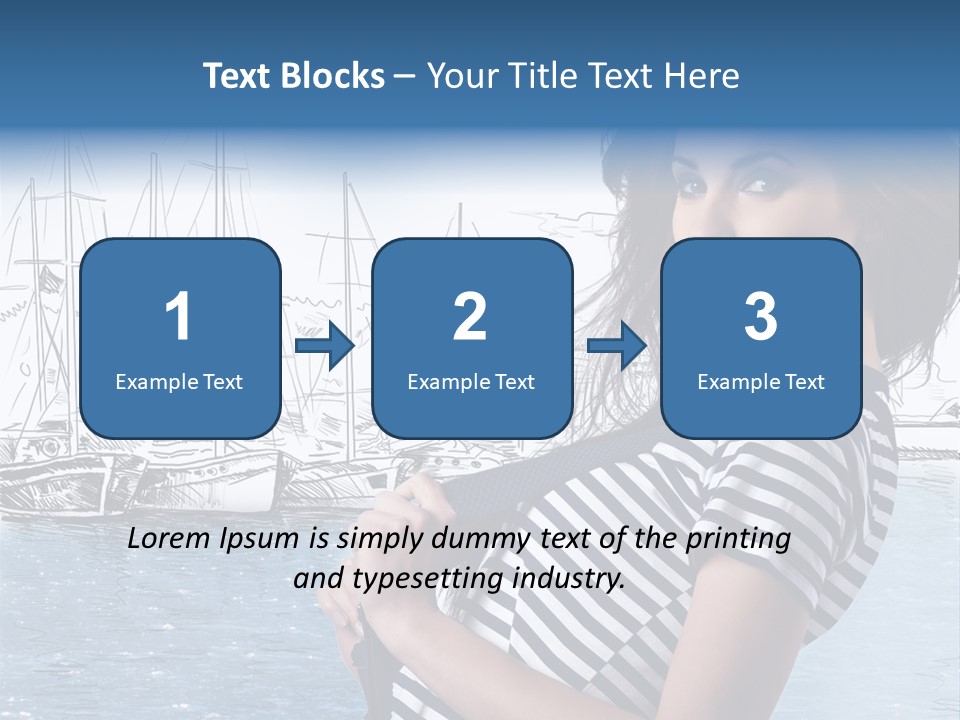 Yacht Lifestyle Sailor PowerPoint Template