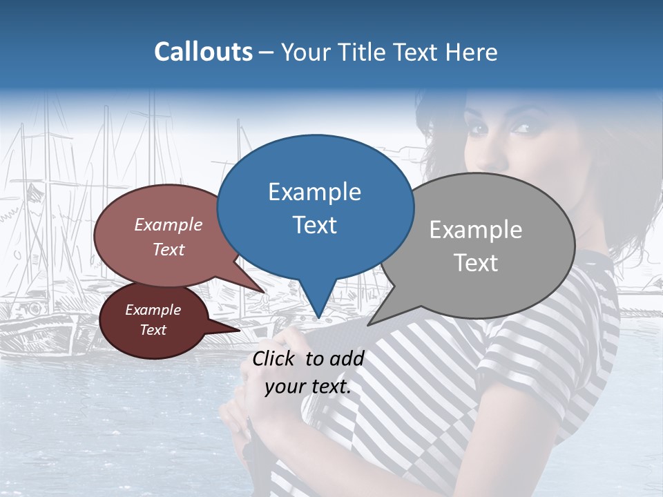 Yacht Lifestyle Sailor PowerPoint Template