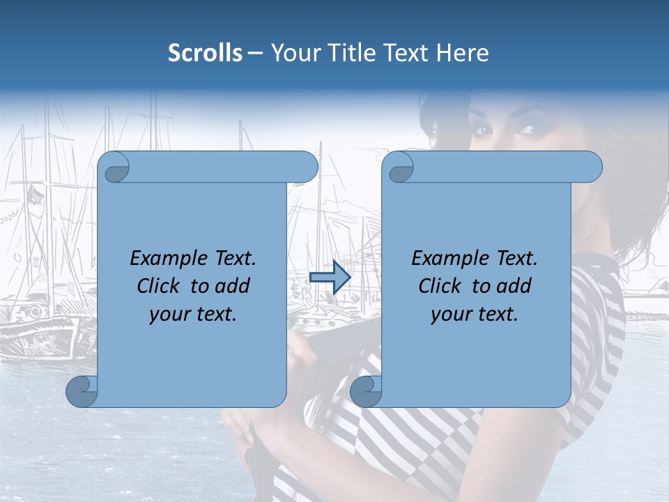 Yacht Lifestyle Sailor PowerPoint Template