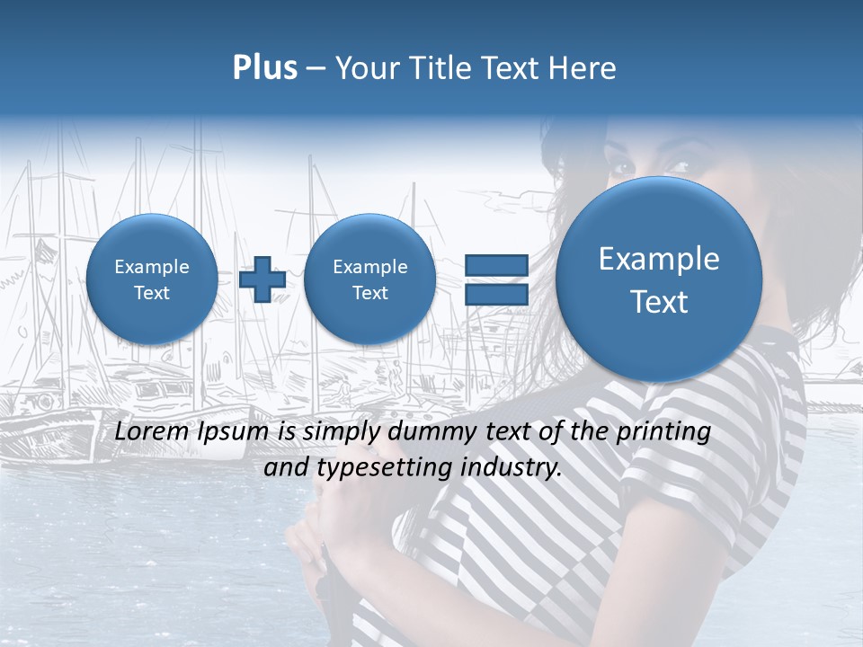 Yacht Lifestyle Sailor PowerPoint Template