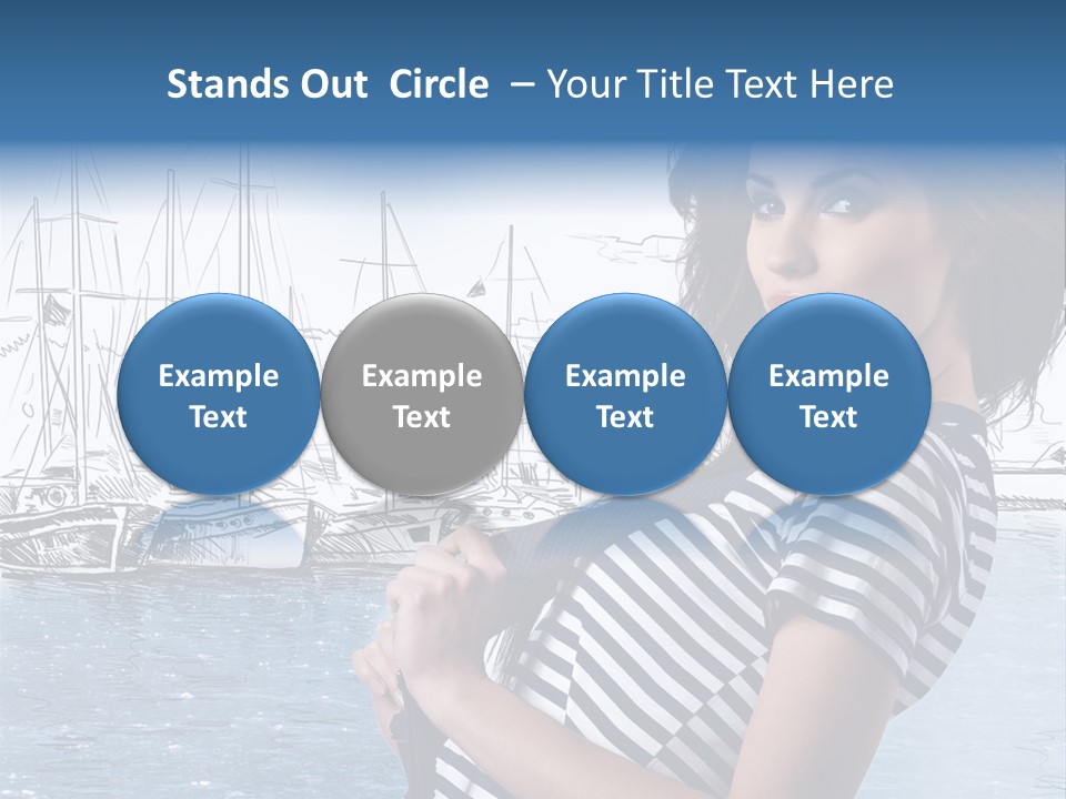 Yacht Lifestyle Sailor PowerPoint Template