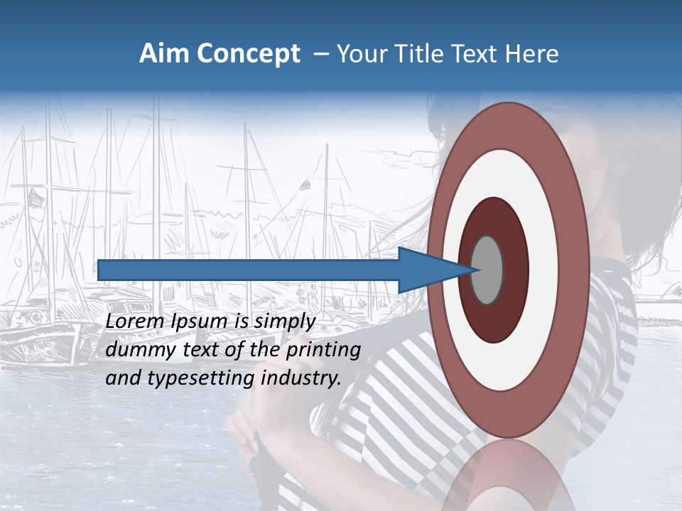 Yacht Lifestyle Sailor PowerPoint Template