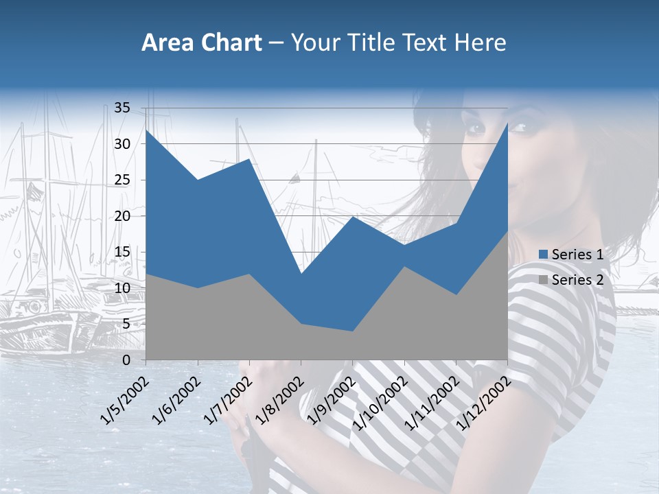 Yacht Lifestyle Sailor PowerPoint Template