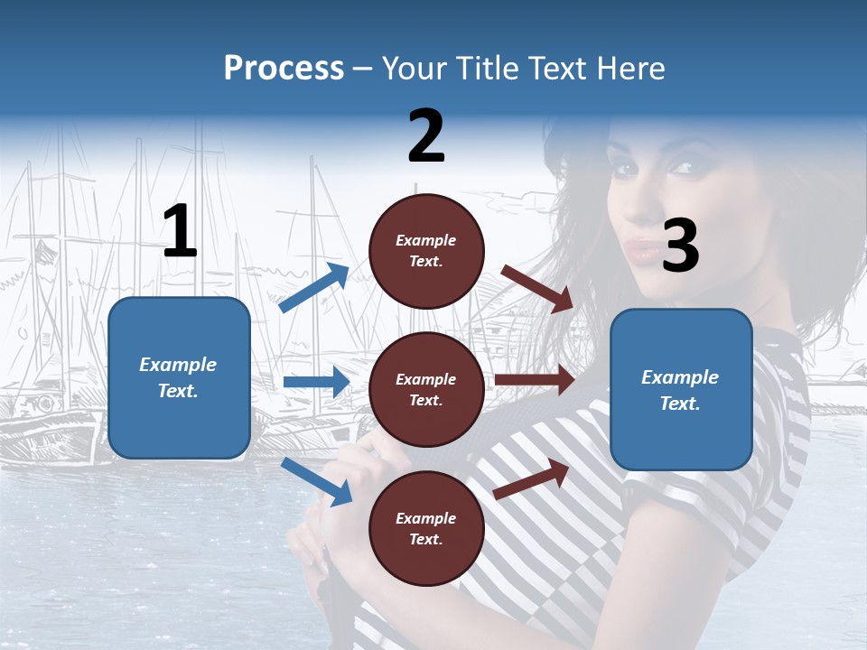 Yacht Lifestyle Sailor PowerPoint Template