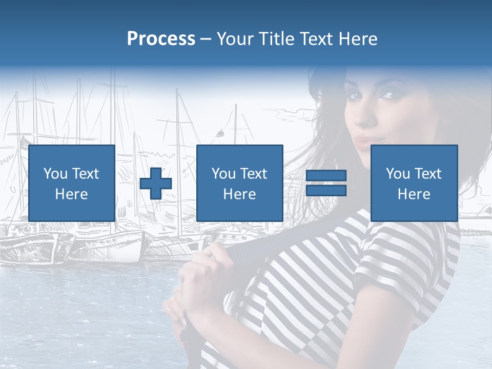Yacht Lifestyle Sailor PowerPoint Template
