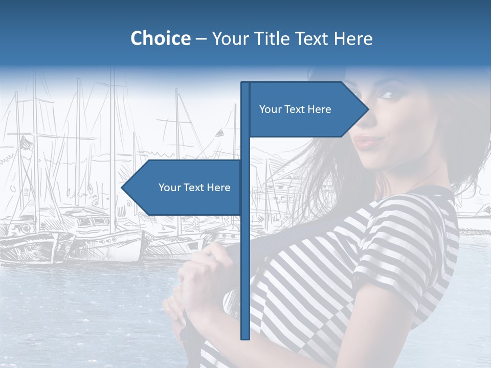 Yacht Lifestyle Sailor PowerPoint Template