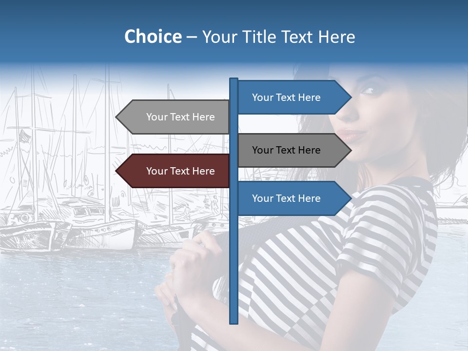 Yacht Lifestyle Sailor PowerPoint Template