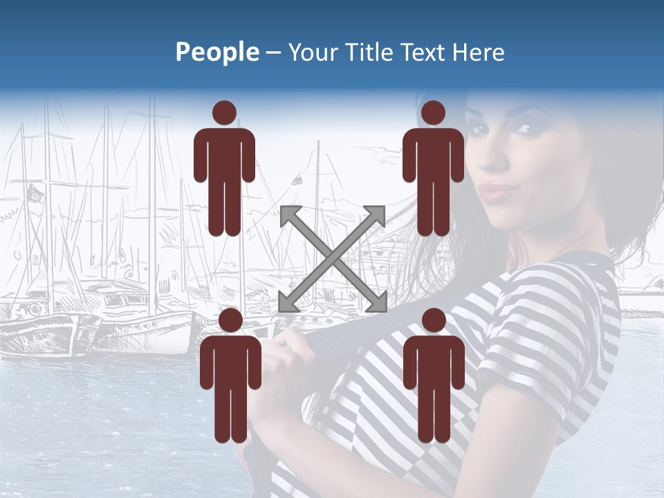 Yacht Lifestyle Sailor PowerPoint Template