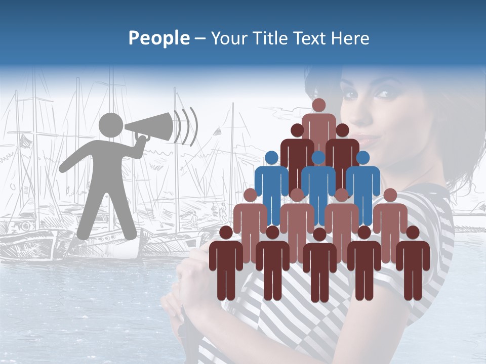 Yacht Lifestyle Sailor PowerPoint Template