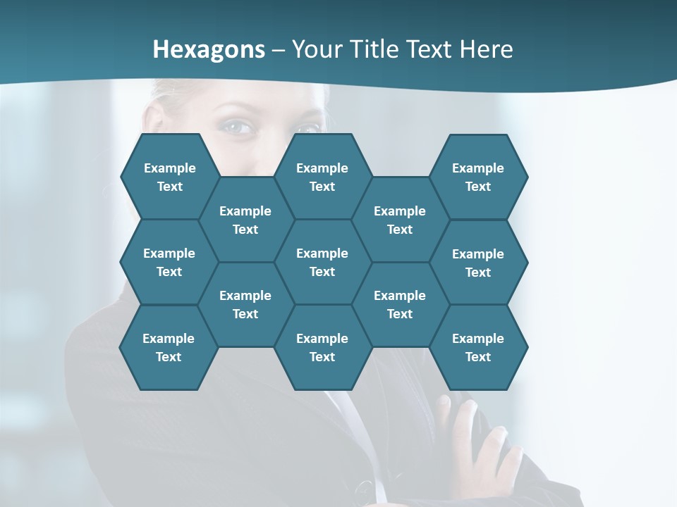 Girl Caucasian Beautiful PowerPoint Template