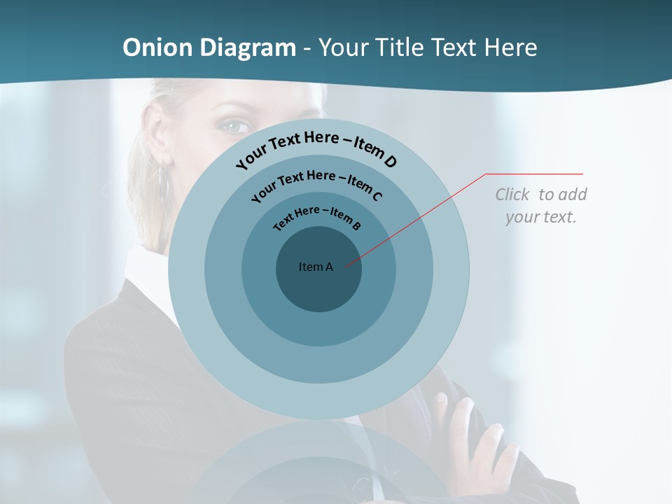 Girl Caucasian Beautiful PowerPoint Template