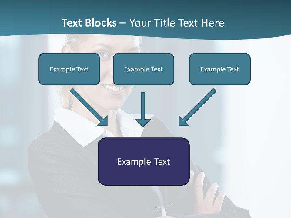 Girl Caucasian Beautiful PowerPoint Template