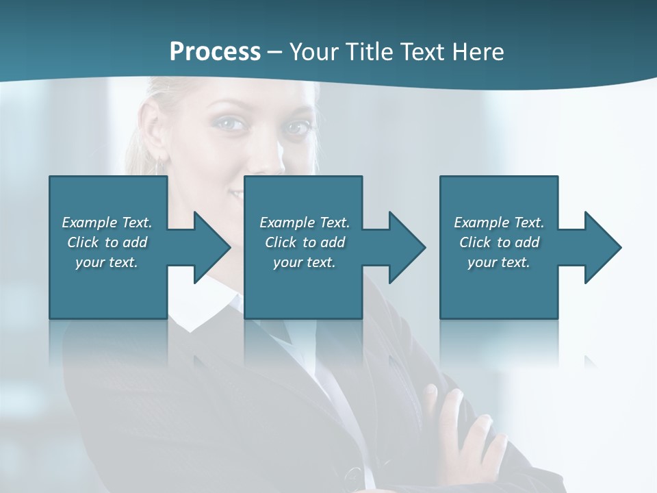 Girl Caucasian Beautiful PowerPoint Template