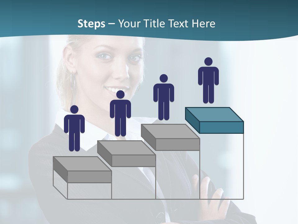 Girl Caucasian Beautiful PowerPoint Template