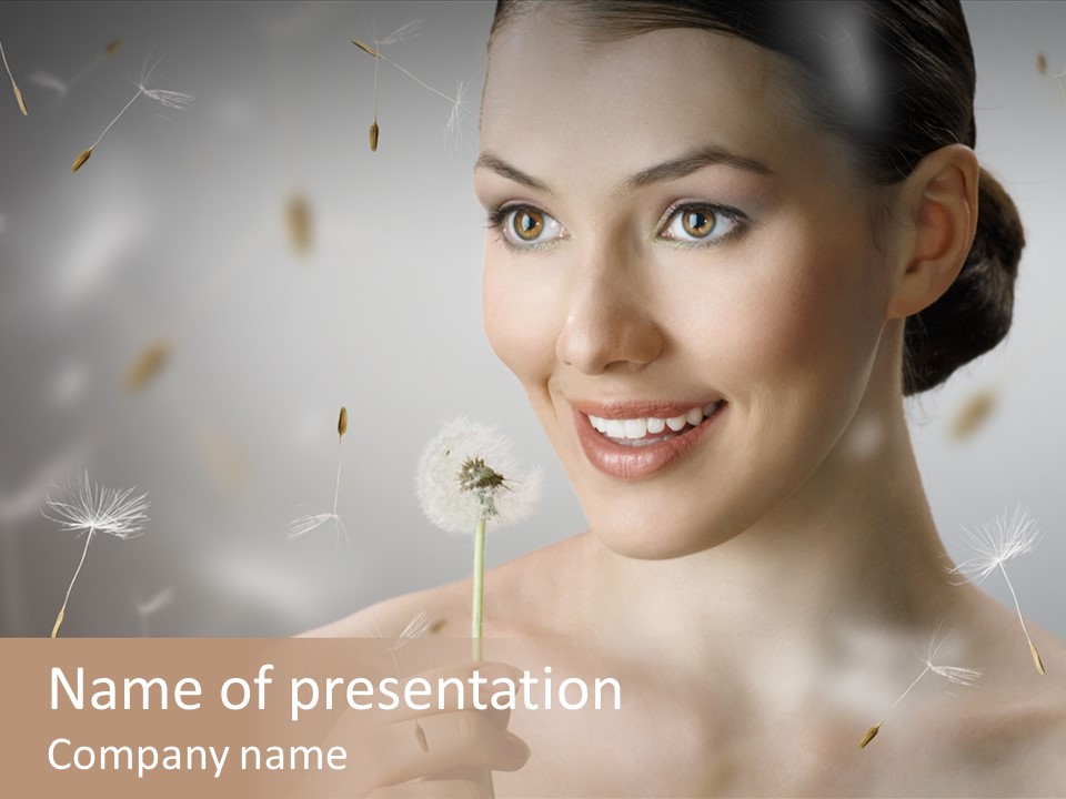 People Beauty Women PowerPoint Template