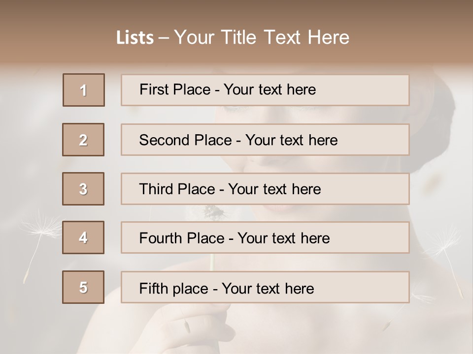 People Beauty Women PowerPoint Template