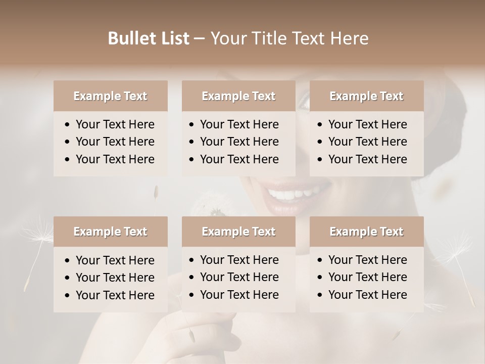 People Beauty Women PowerPoint Template