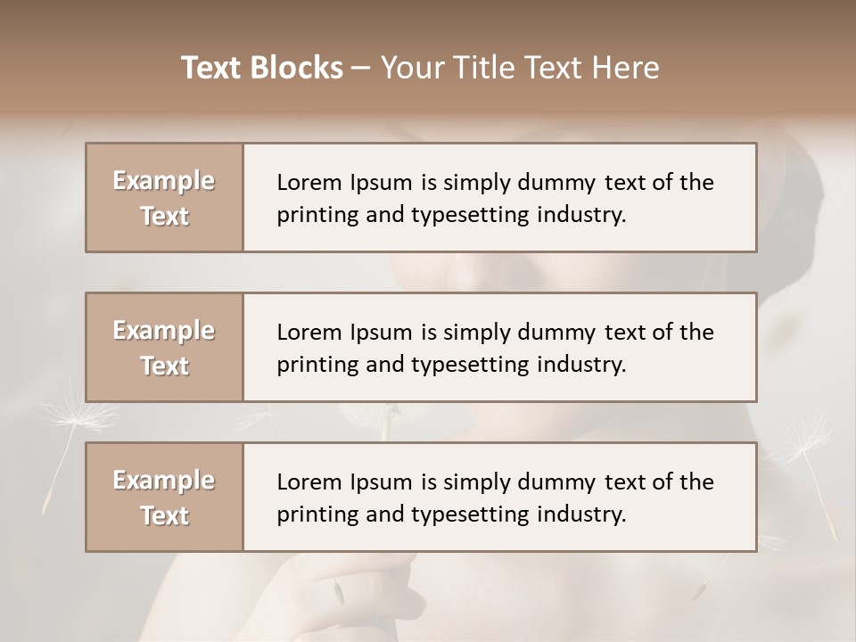 People Beauty Women PowerPoint Template