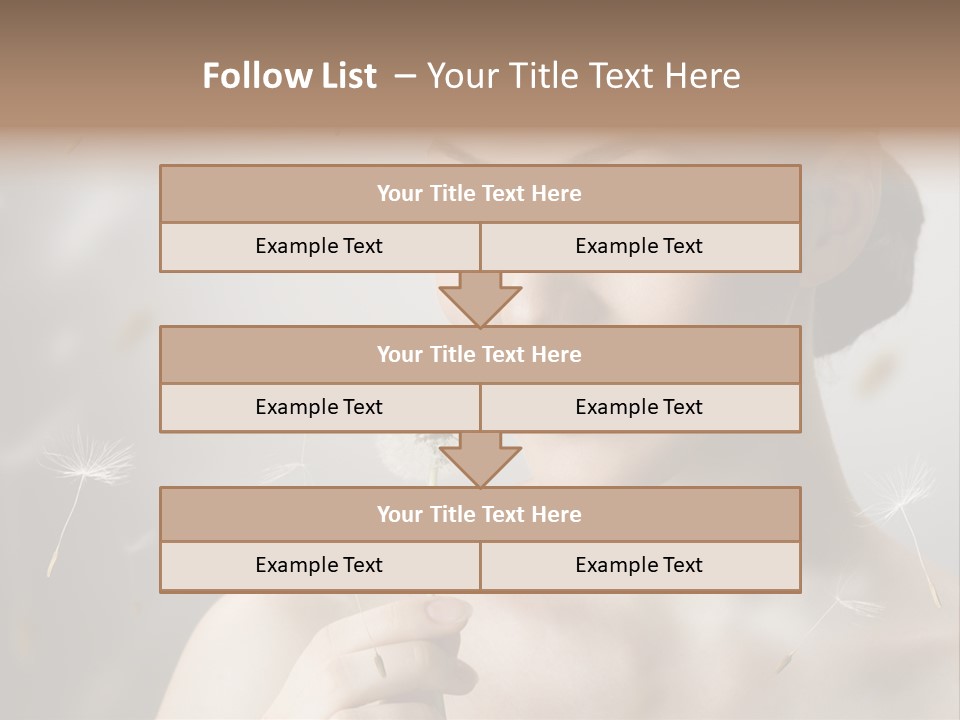 People Beauty Women PowerPoint Template