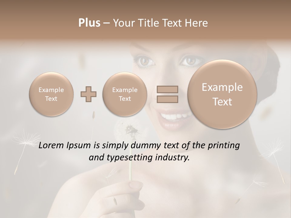 People Beauty Women PowerPoint Template