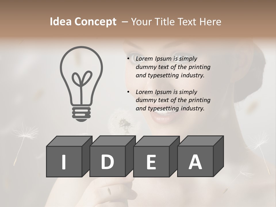 People Beauty Women PowerPoint Template