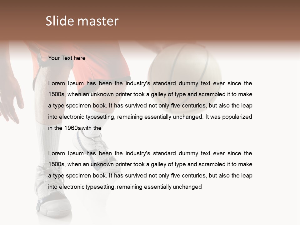 Player Team Exercise PowerPoint Template