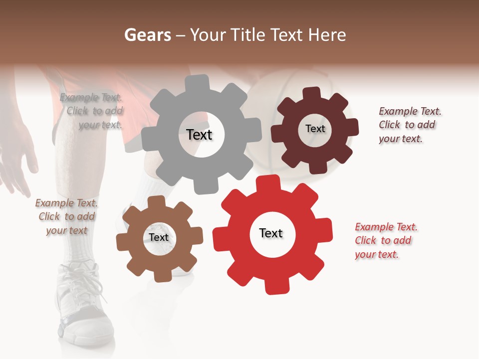 Player Team Exercise PowerPoint Template