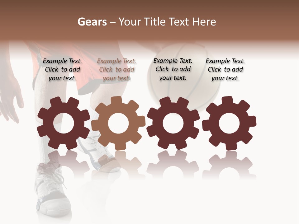 Player Team Exercise PowerPoint Template