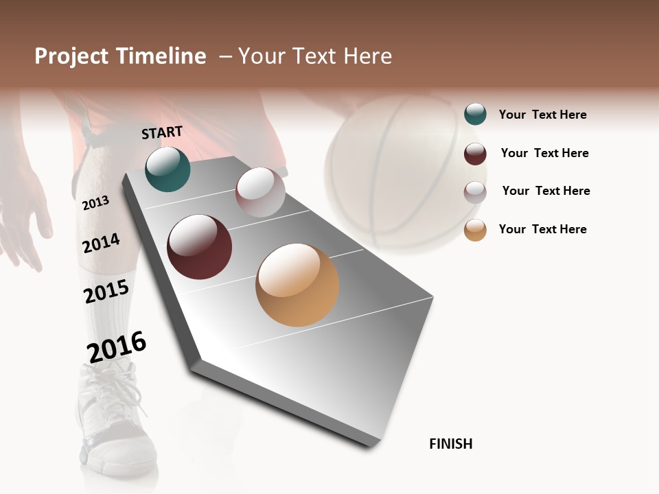 Player Team Exercise PowerPoint Template
