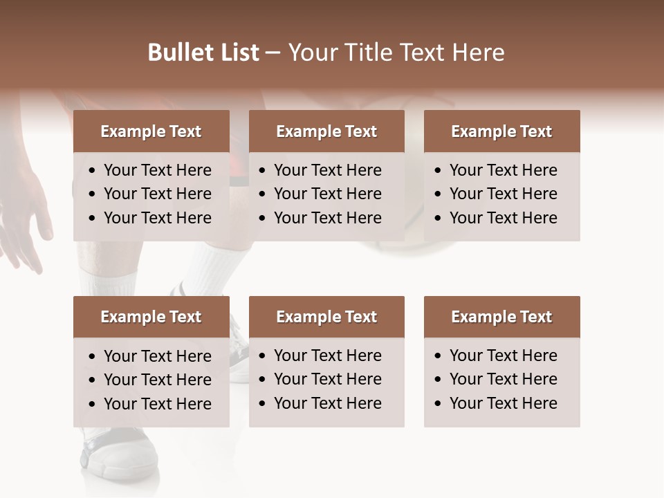 Player Team Exercise PowerPoint Template