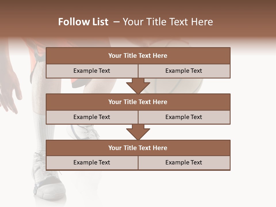 Player Team Exercise PowerPoint Template
