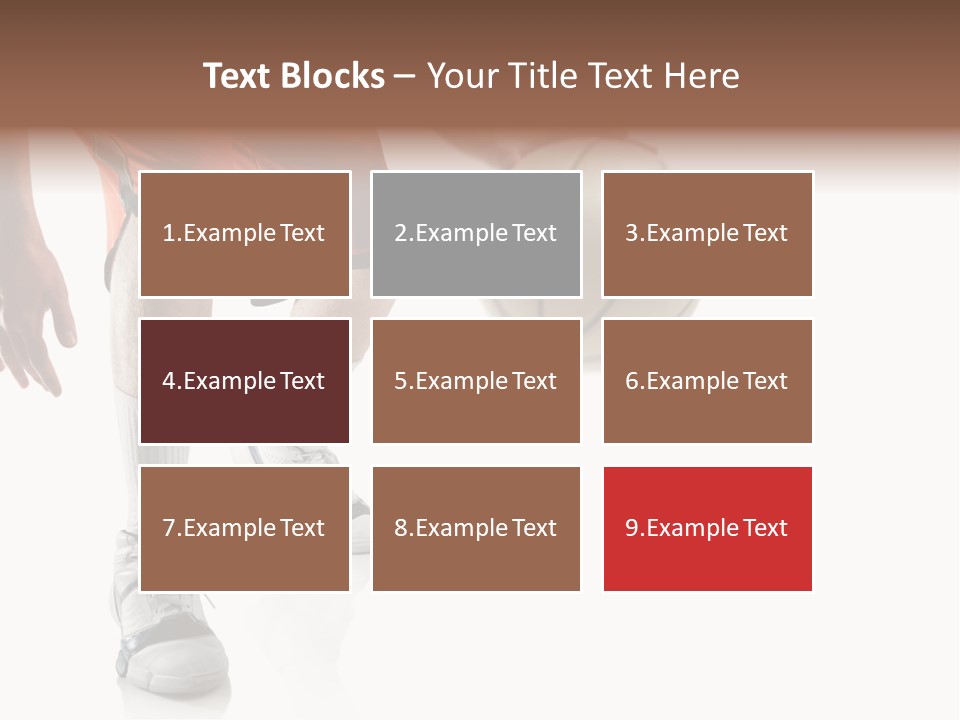 Player Team Exercise PowerPoint Template