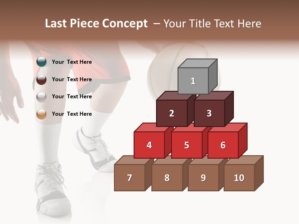 Player Team Exercise PowerPoint Template