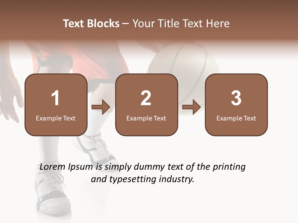 Player Team Exercise PowerPoint Template