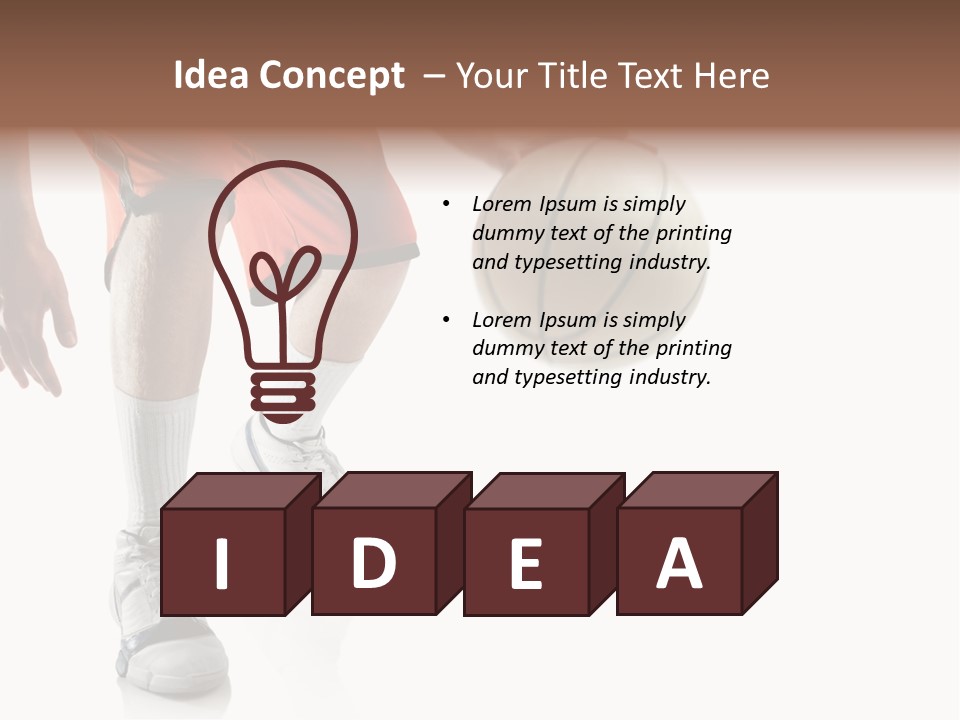 Player Team Exercise PowerPoint Template