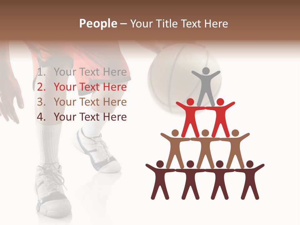 Player Team Exercise PowerPoint Template