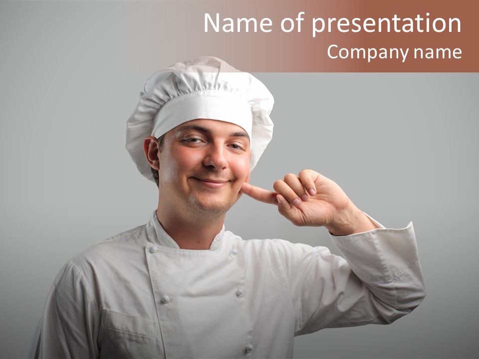 Good Chef Hat PowerPoint Template