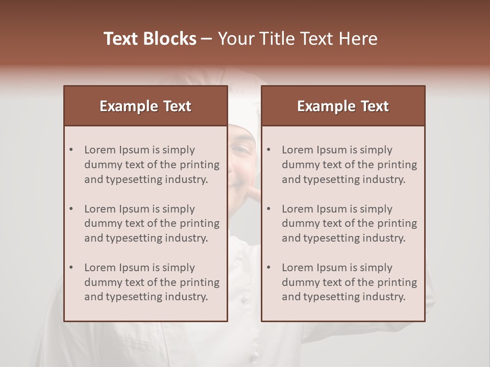 Good Chef Hat PowerPoint Template