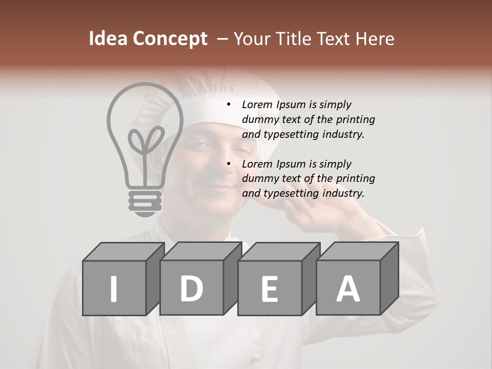 Good Chef Hat PowerPoint Template