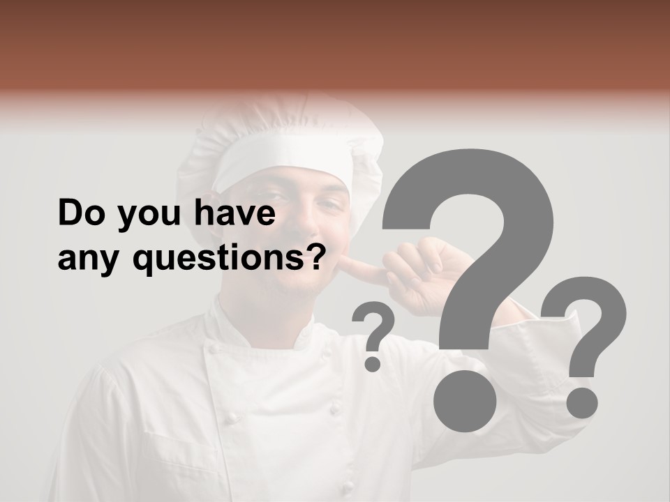 Good Chef Hat PowerPoint Template