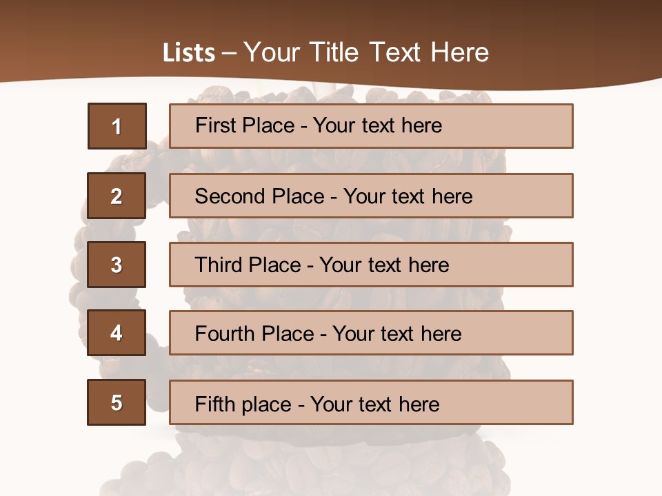 Cappuccino Flavor Drink PowerPoint Template