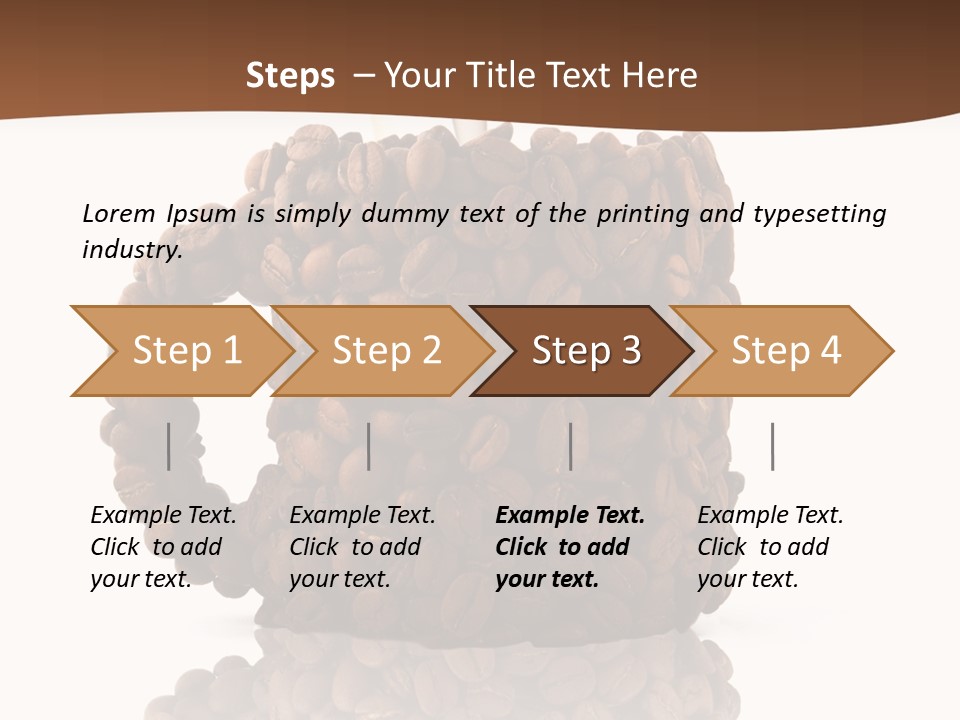 Cappuccino Flavor Drink PowerPoint Template