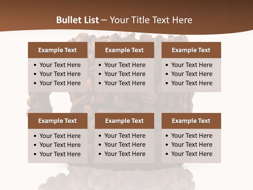 Cappuccino Flavor Drink PowerPoint Template