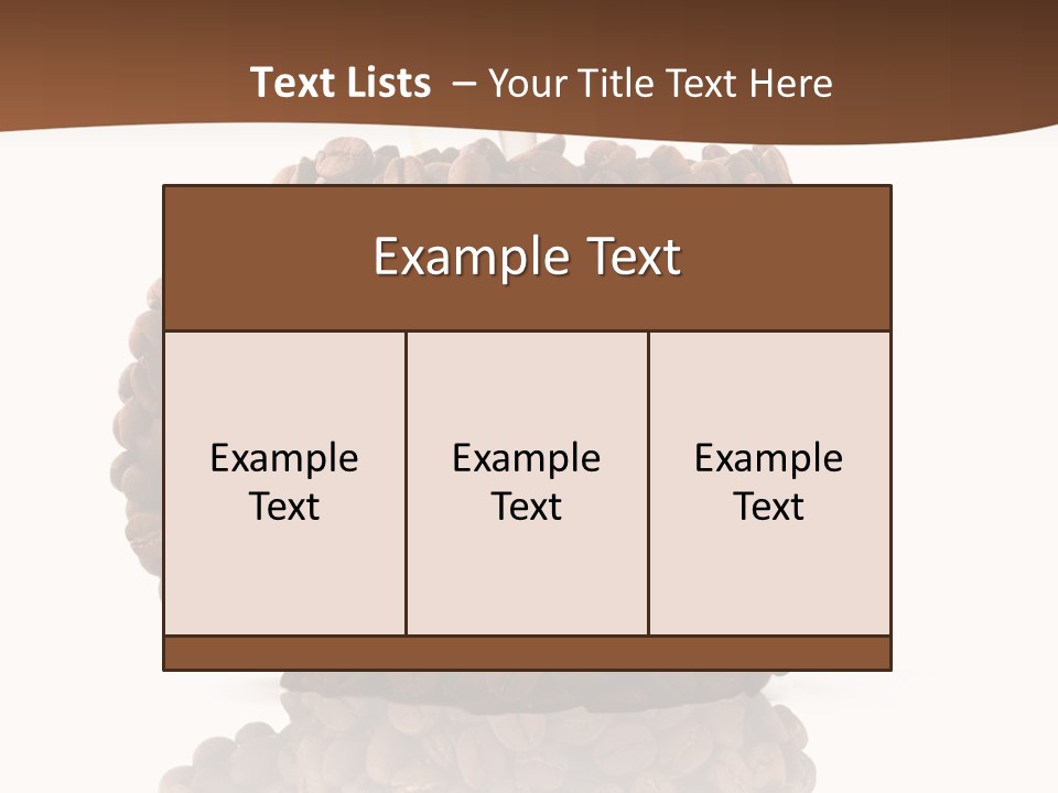 Cappuccino Flavor Drink PowerPoint Template