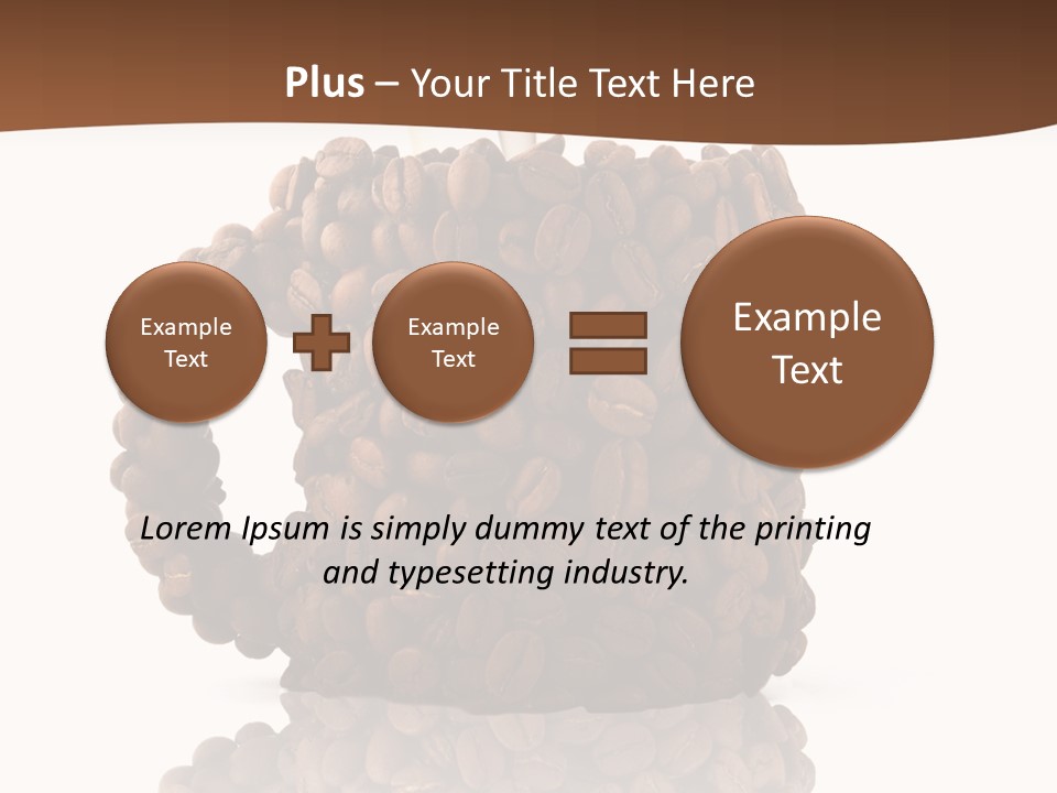 Cappuccino Flavor Drink PowerPoint Template