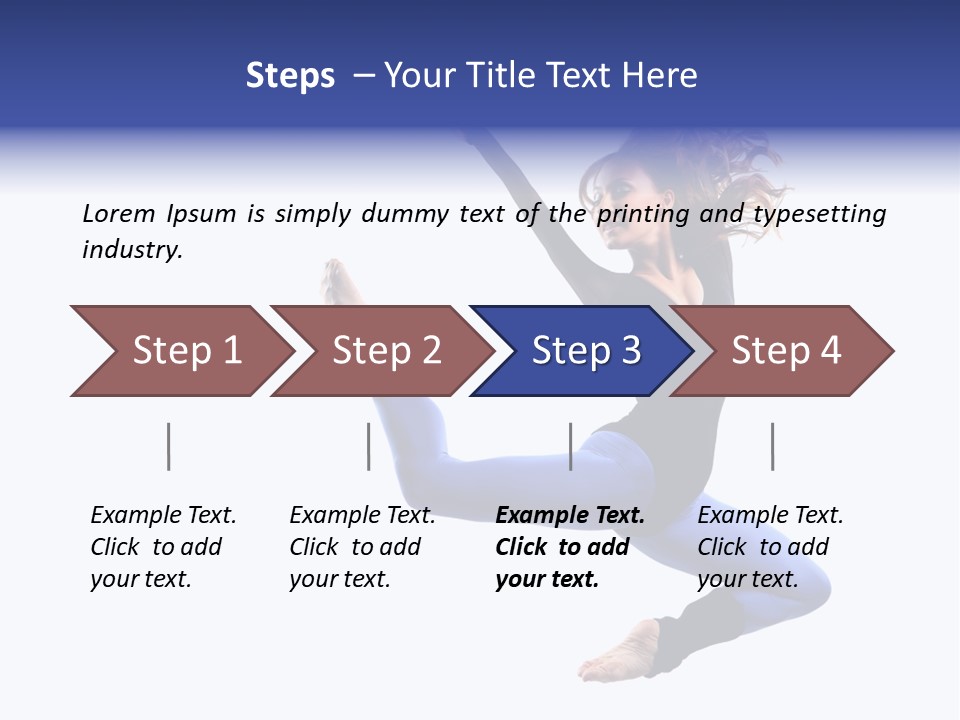 Dance Aerobics Modern PowerPoint Template